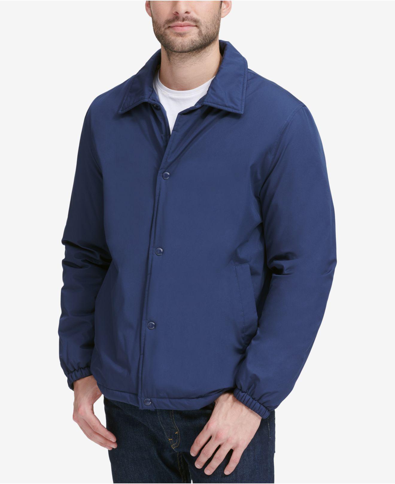 cole haan quilted faux sherpa lined jacket
