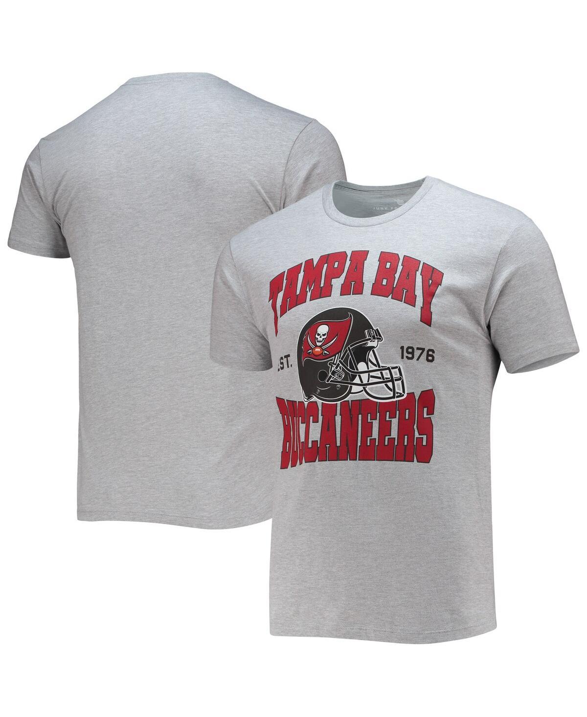 Men's Junk Food Heathered Gray Los Angeles Chargers Disney Mickey QB T-Shirt