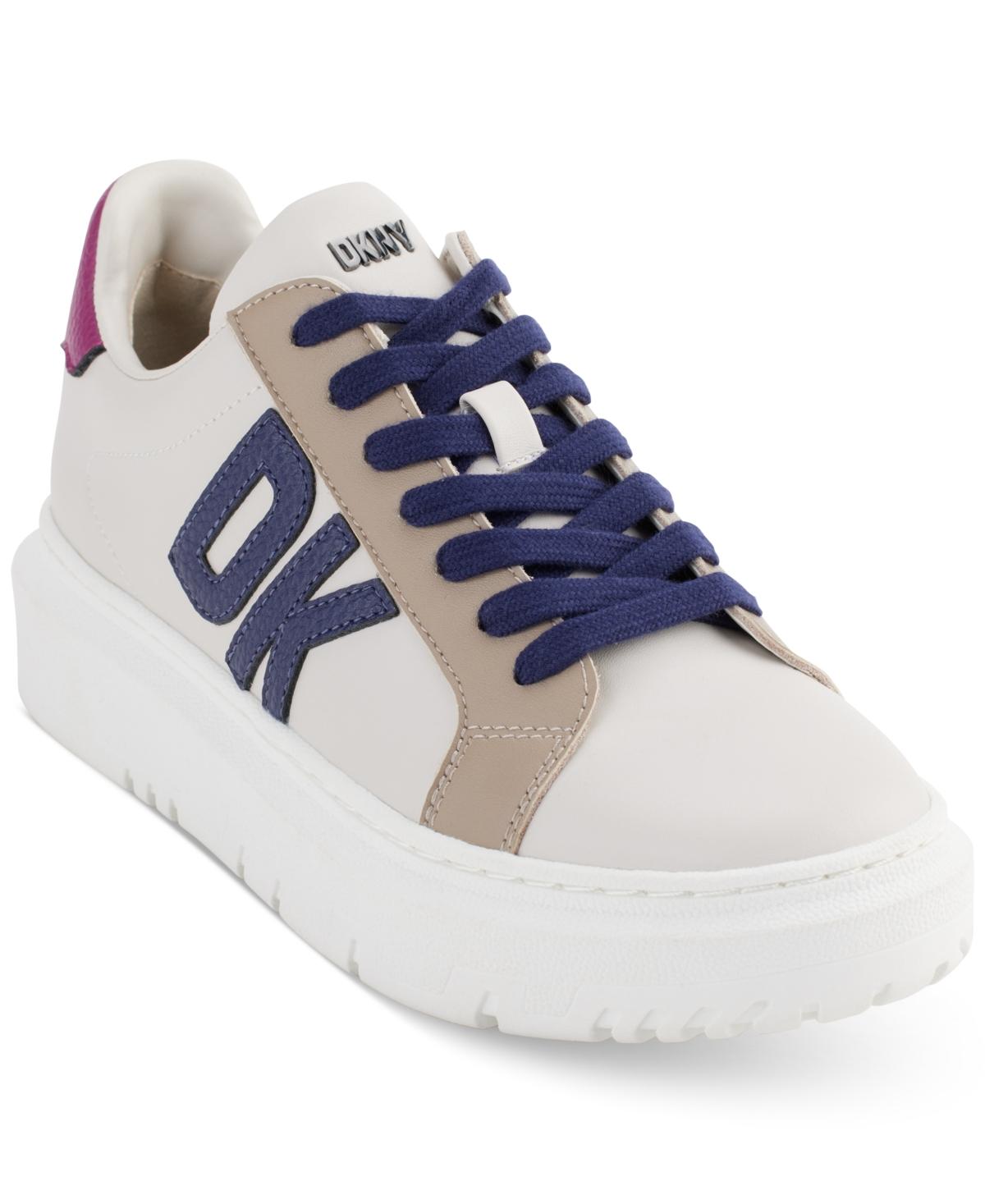 DKNY Marian Lace-up Low-top Sneakers in Blue
