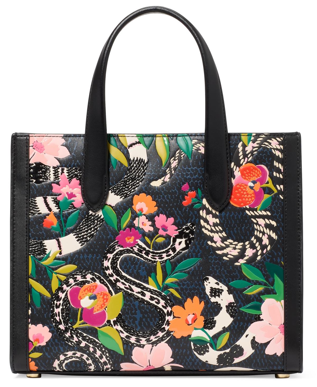 Kate Spade Lunar New Year Manhattan Snake Print Embossed Leather