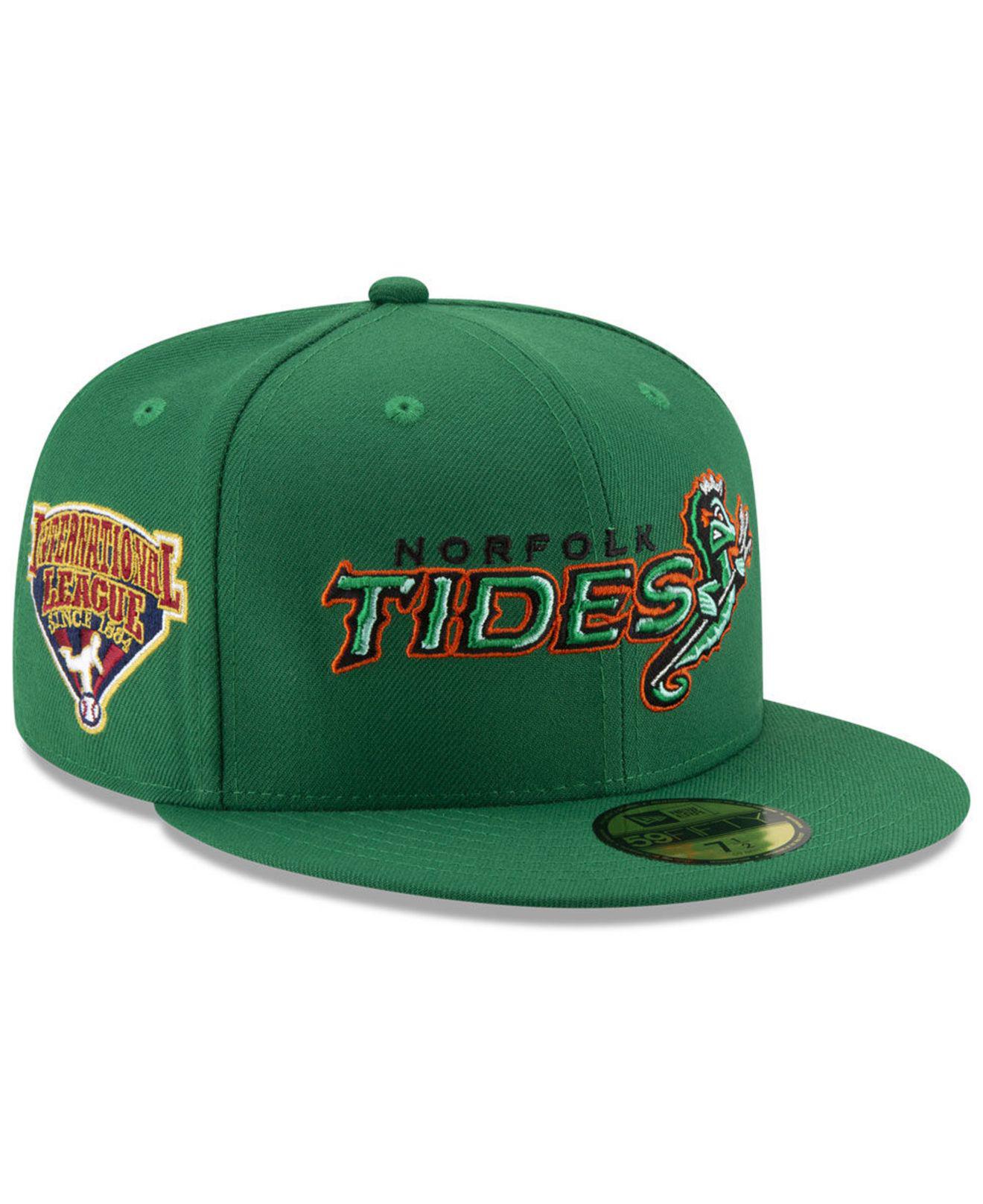 KTZ Wool Norfolk Tides League Patch 59fiftyfitted Cap in Green for Men