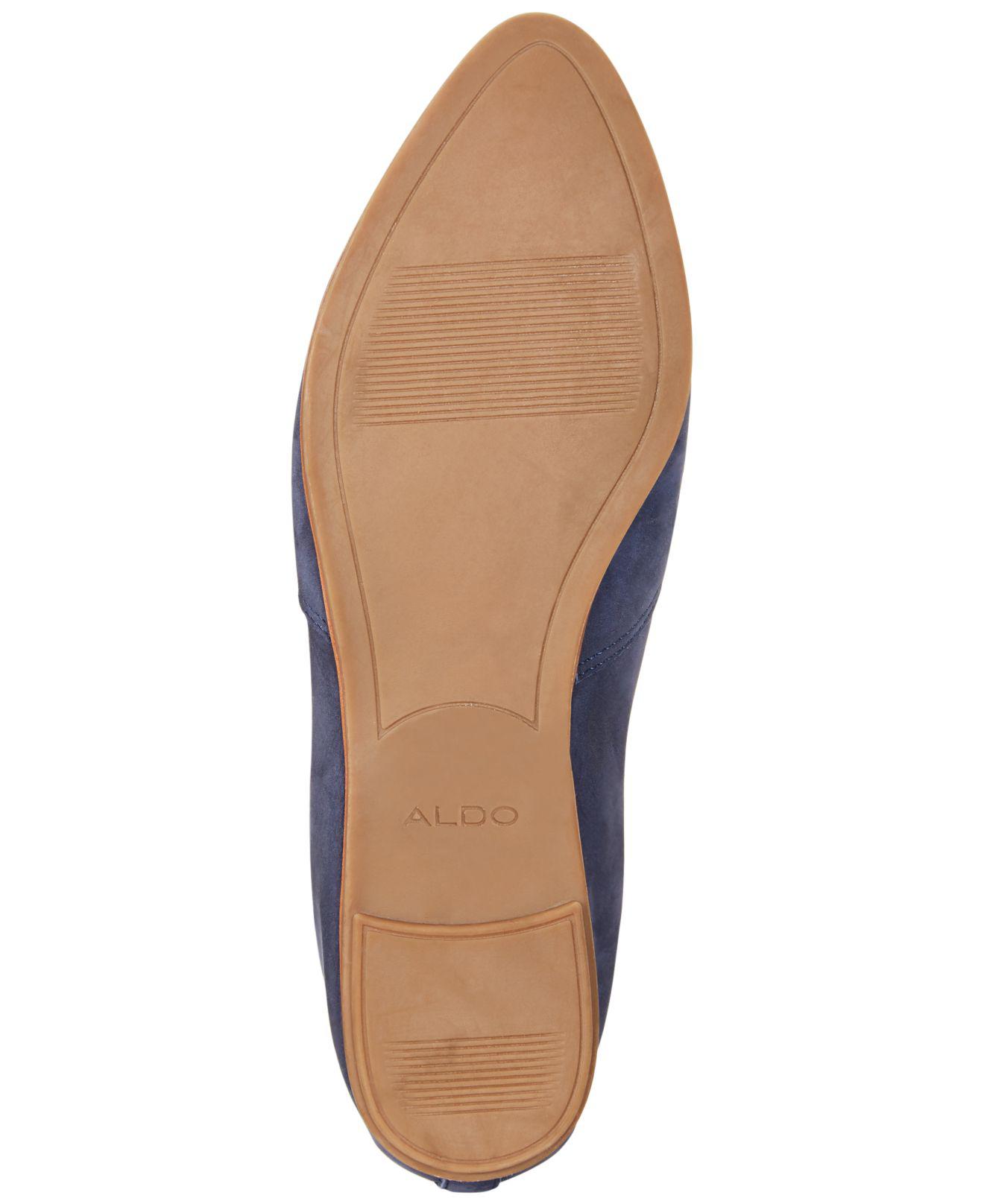 aldo blanchette leather flats