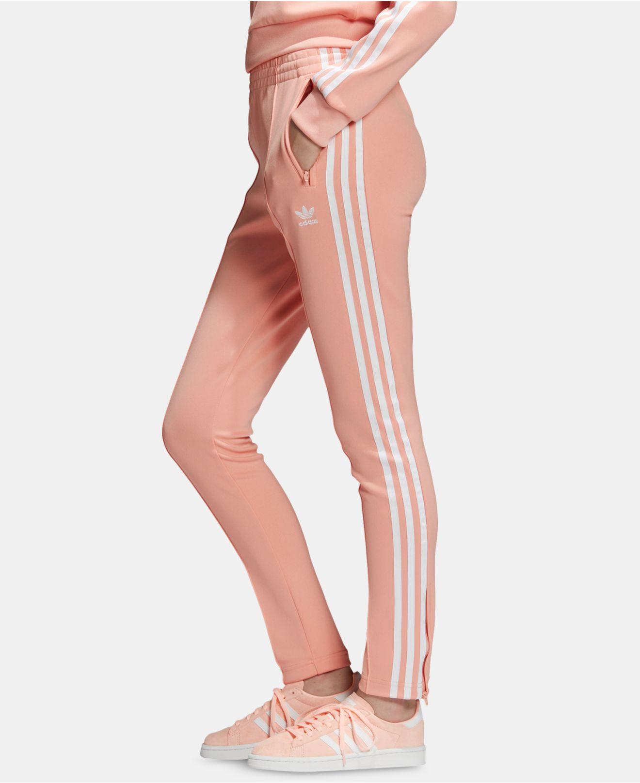 adidas dust pink pants