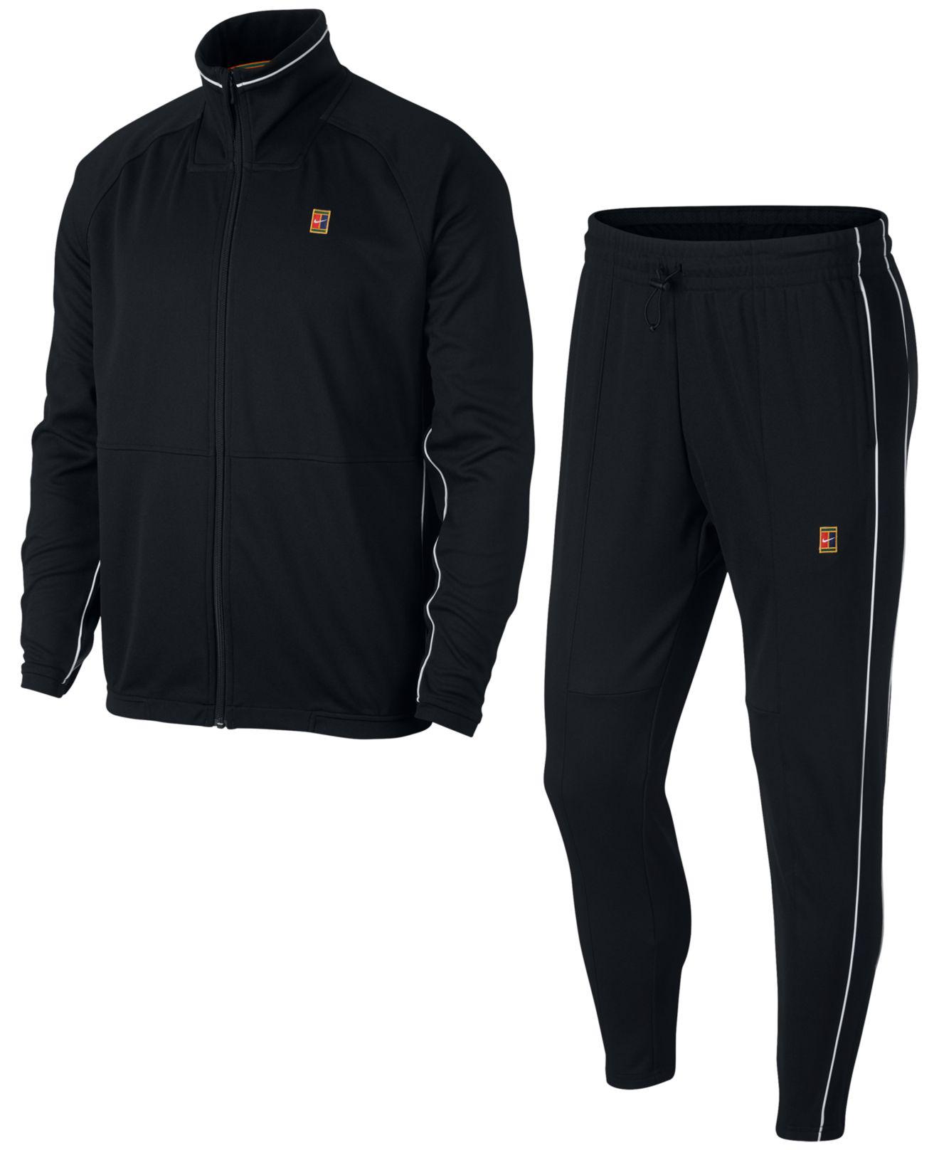 Nike Synthetic Court Tracksuit in Black for Men | Lyst