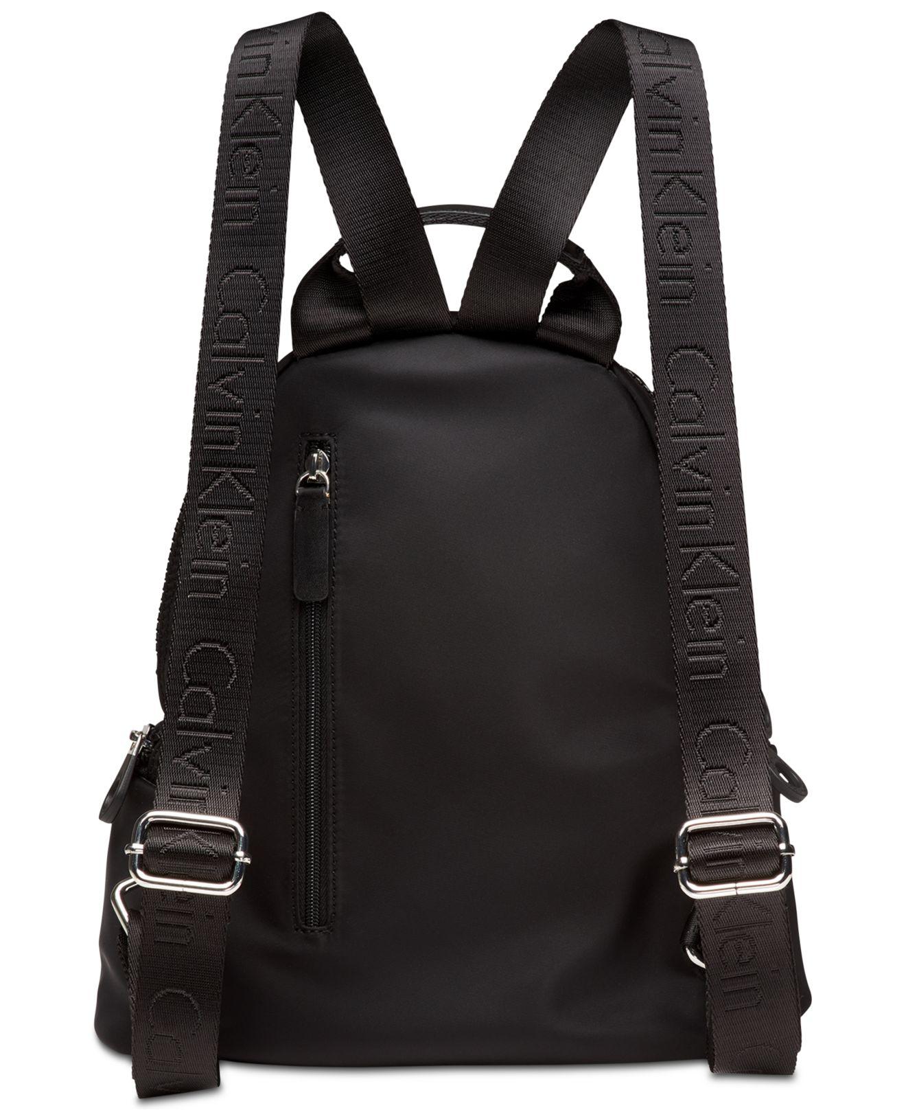 CALVIN KLEIN 205W39NYC Athleisure Small Nylon Backpack in Black