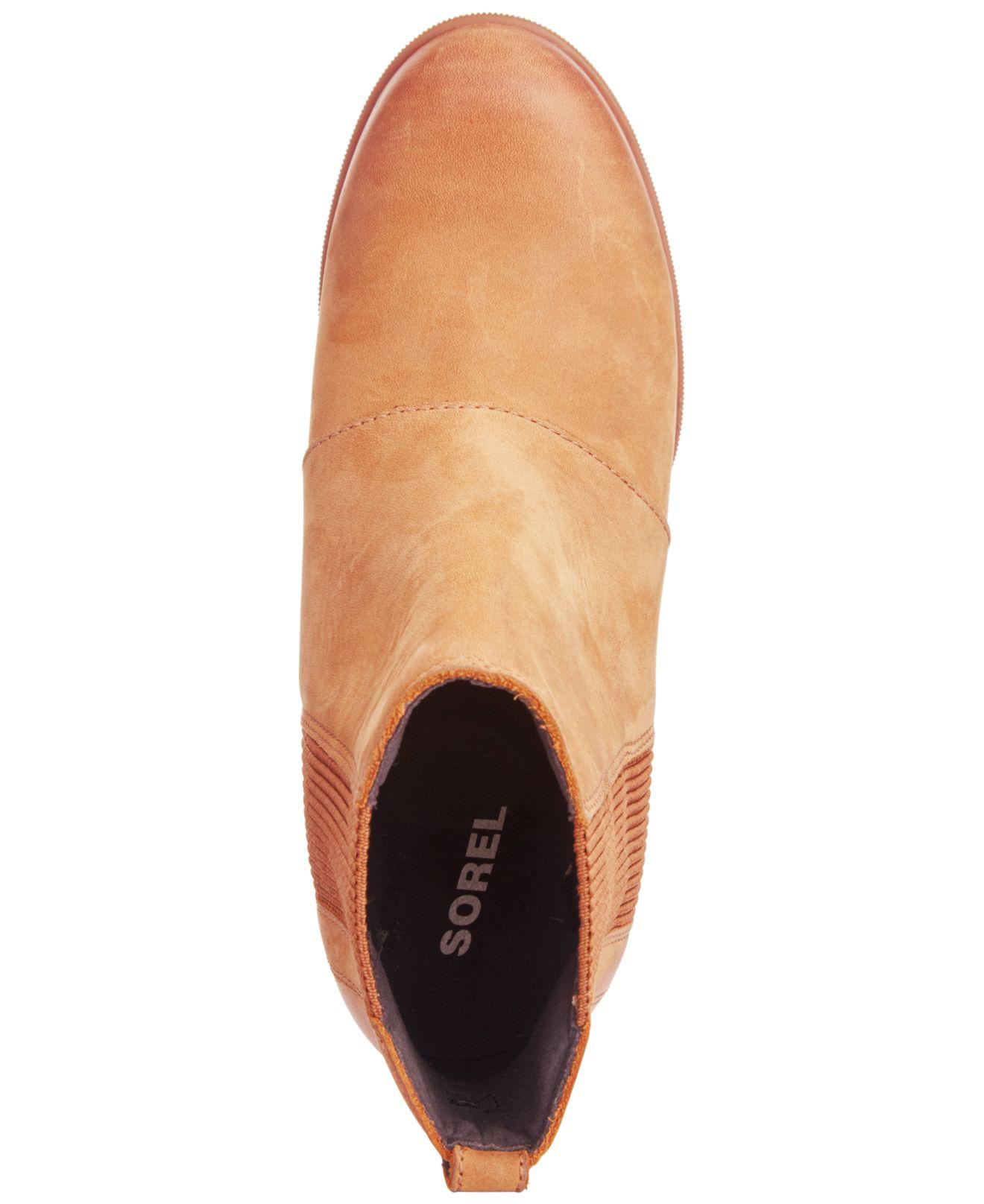 sorel joan of arctic wedge ii camel