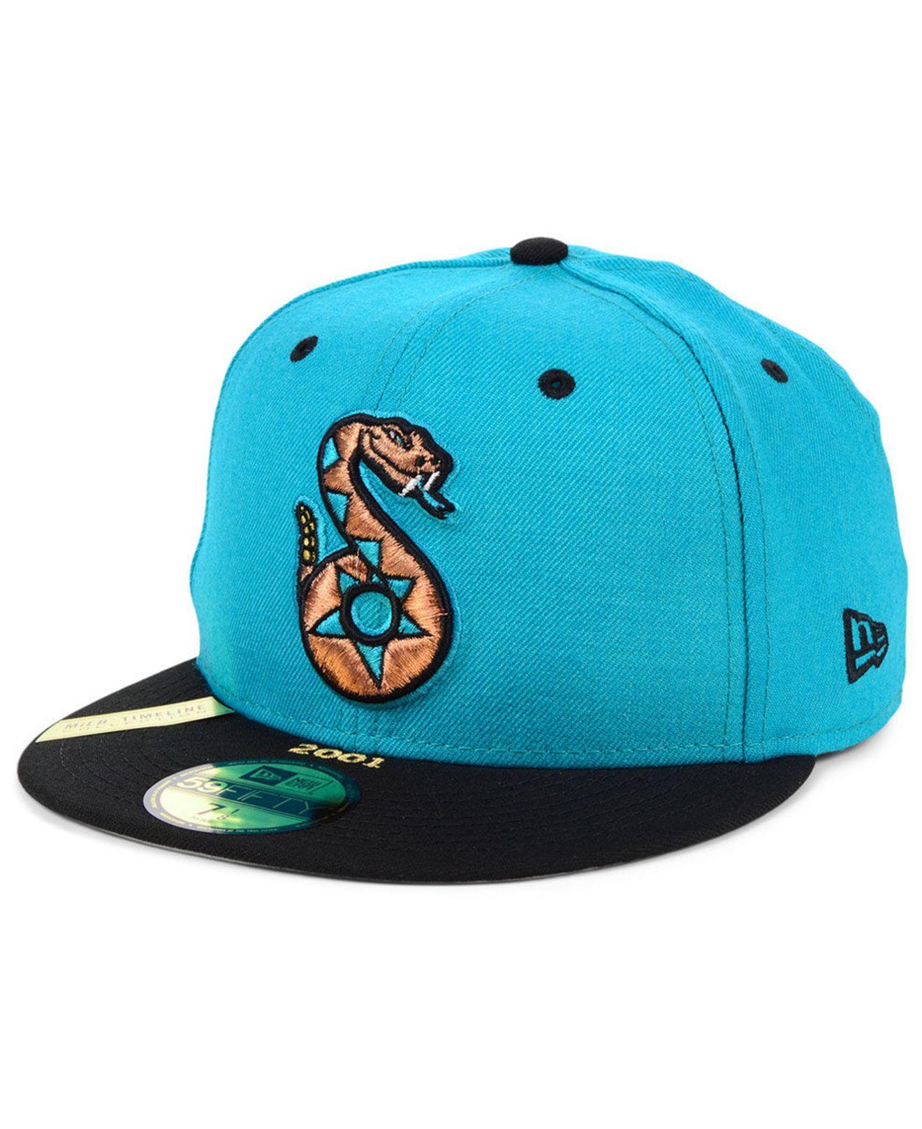 KTZ Tucson Sidewinders Milb 100th Anniversary Patch 59fifty-fitted