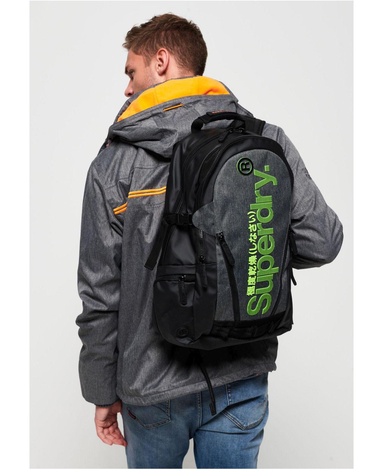 line tarp backpack