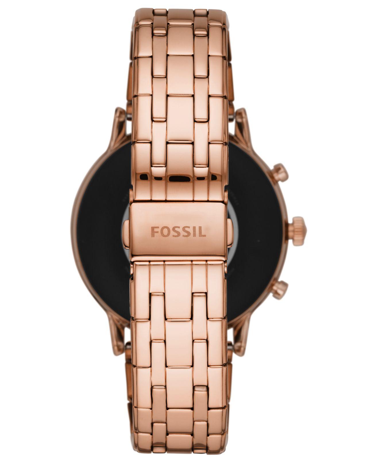 fossil gen 5 julianna rose gold