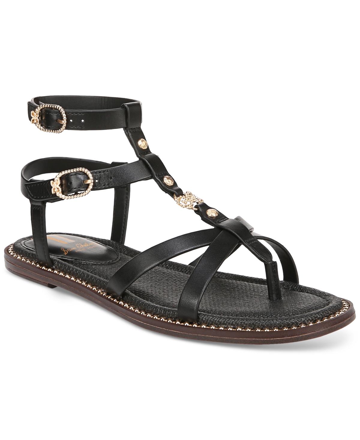 Sam Edelman Tayla Embellished Strappy Gladiator Flat Sandals in