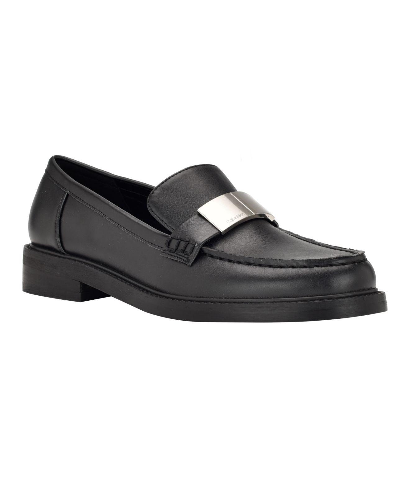 Calvin Klein Gerona Classic Loafers in Black | Lyst