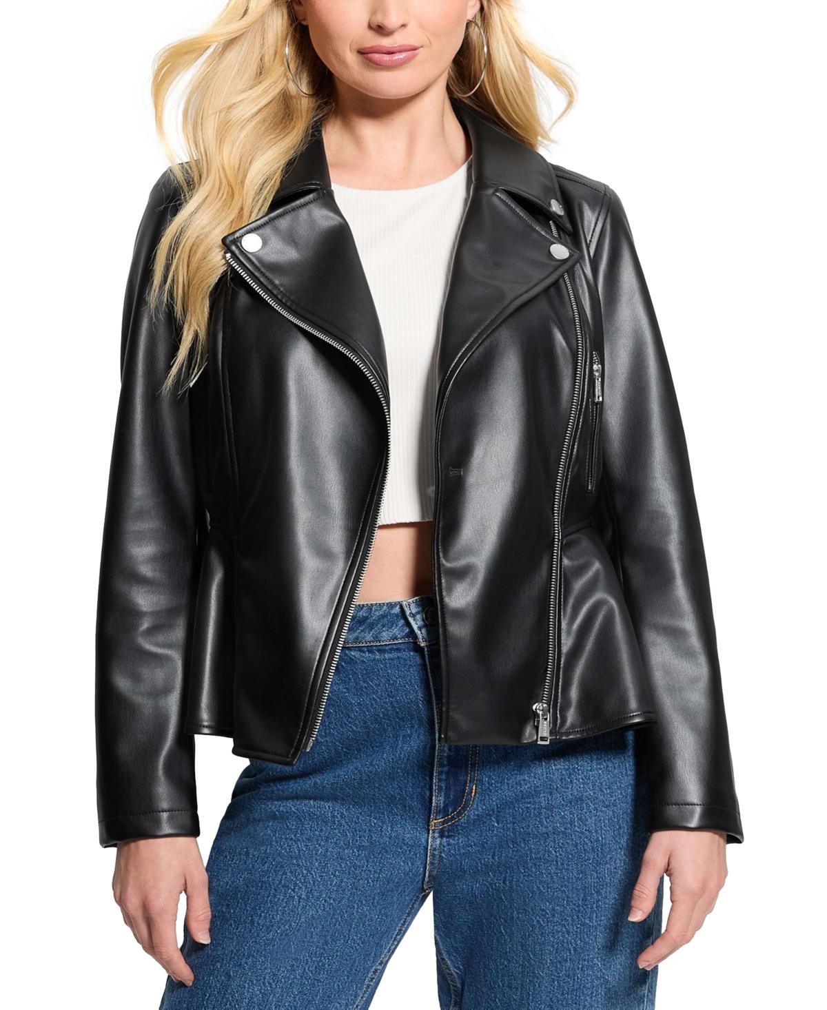 guess peplum