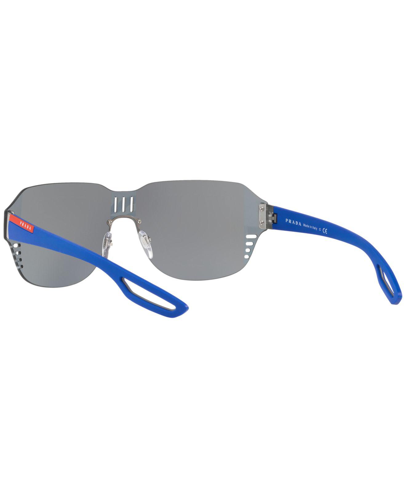 Prada Synthetic Sunglasses, Ps 05ss in Blue for Men - Lyst