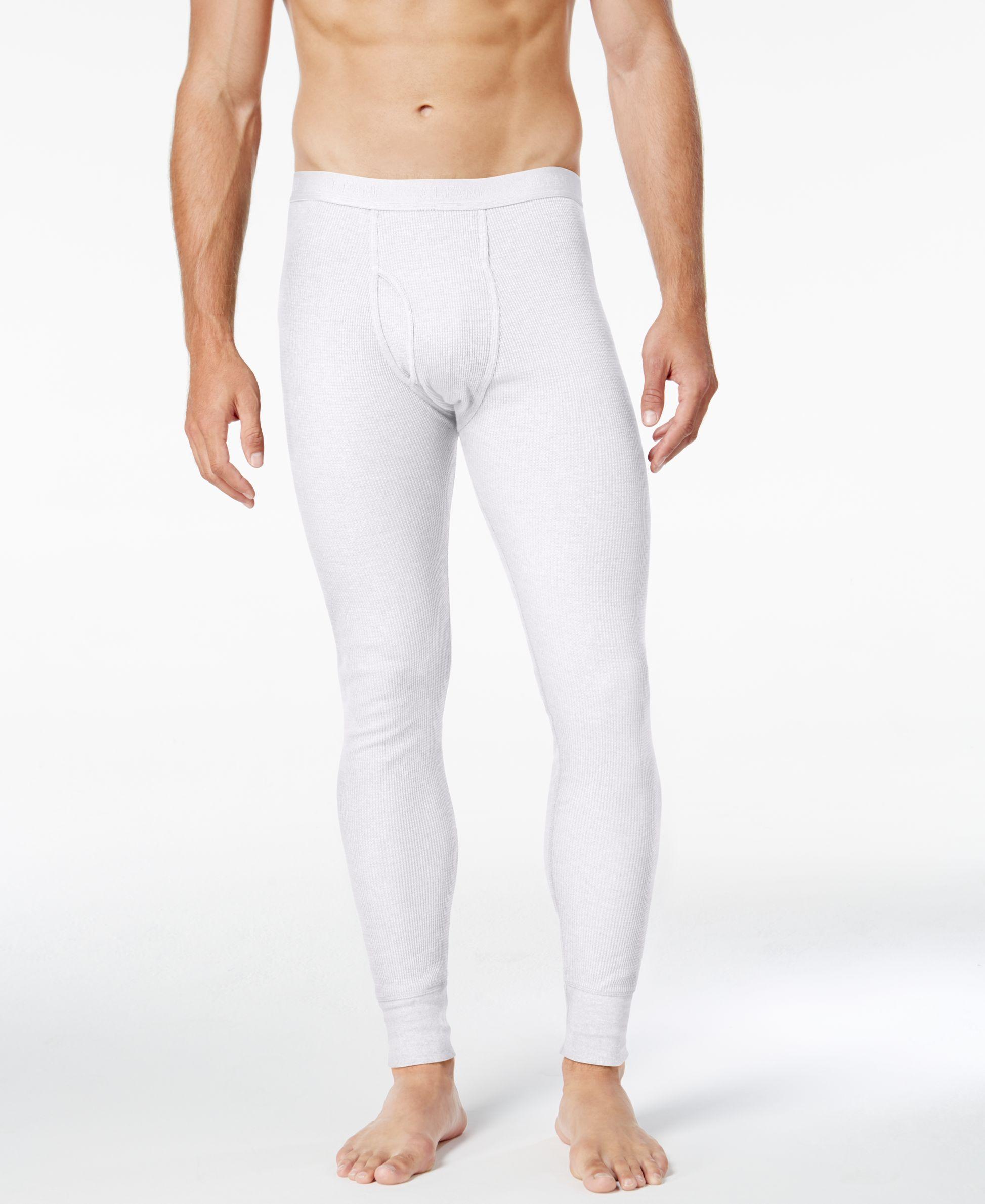 Alfani Men's Underwear, Big & Tall Waffle Knit Base Layer Long