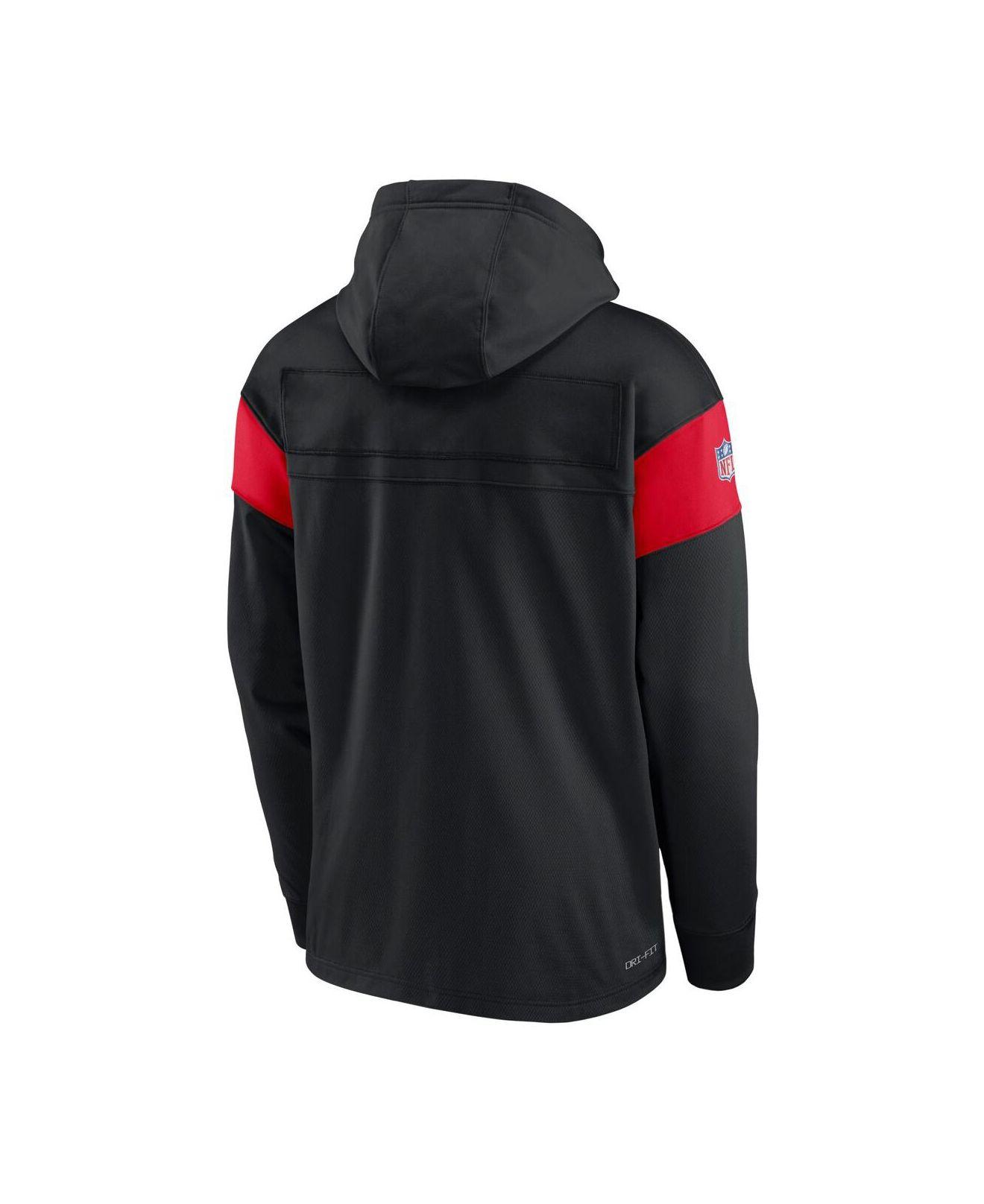 Men's New Era Black Atlanta Falcons School of Hard Knocks Pullover Hoodie