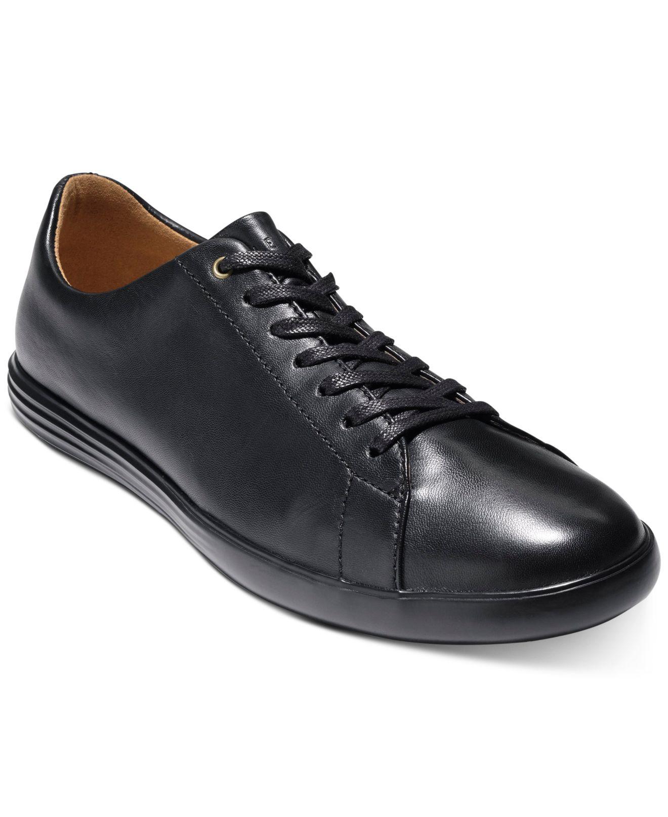 Cole Haan Rubber Grand Crosscourt Ii Tennis Sneakers in Black for Men ...