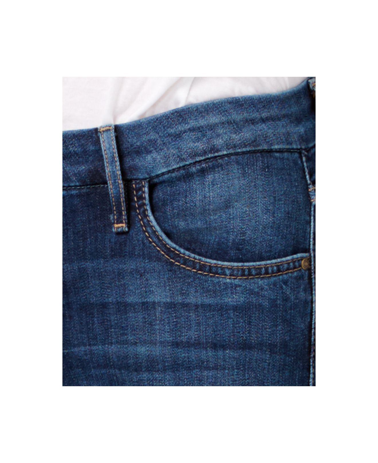 guess tailored mini bootcut jeans