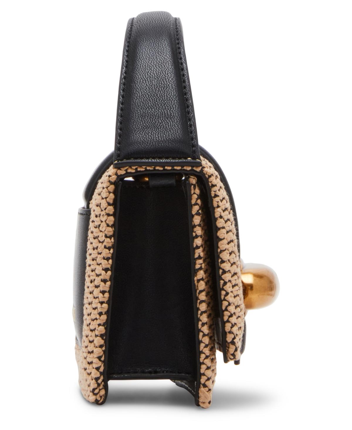 Steve Madden ミニ トップハンドル チェーン クロスボディバッグ Steve Madden Bmishell Mini Top Handle, Gold: Handbags
