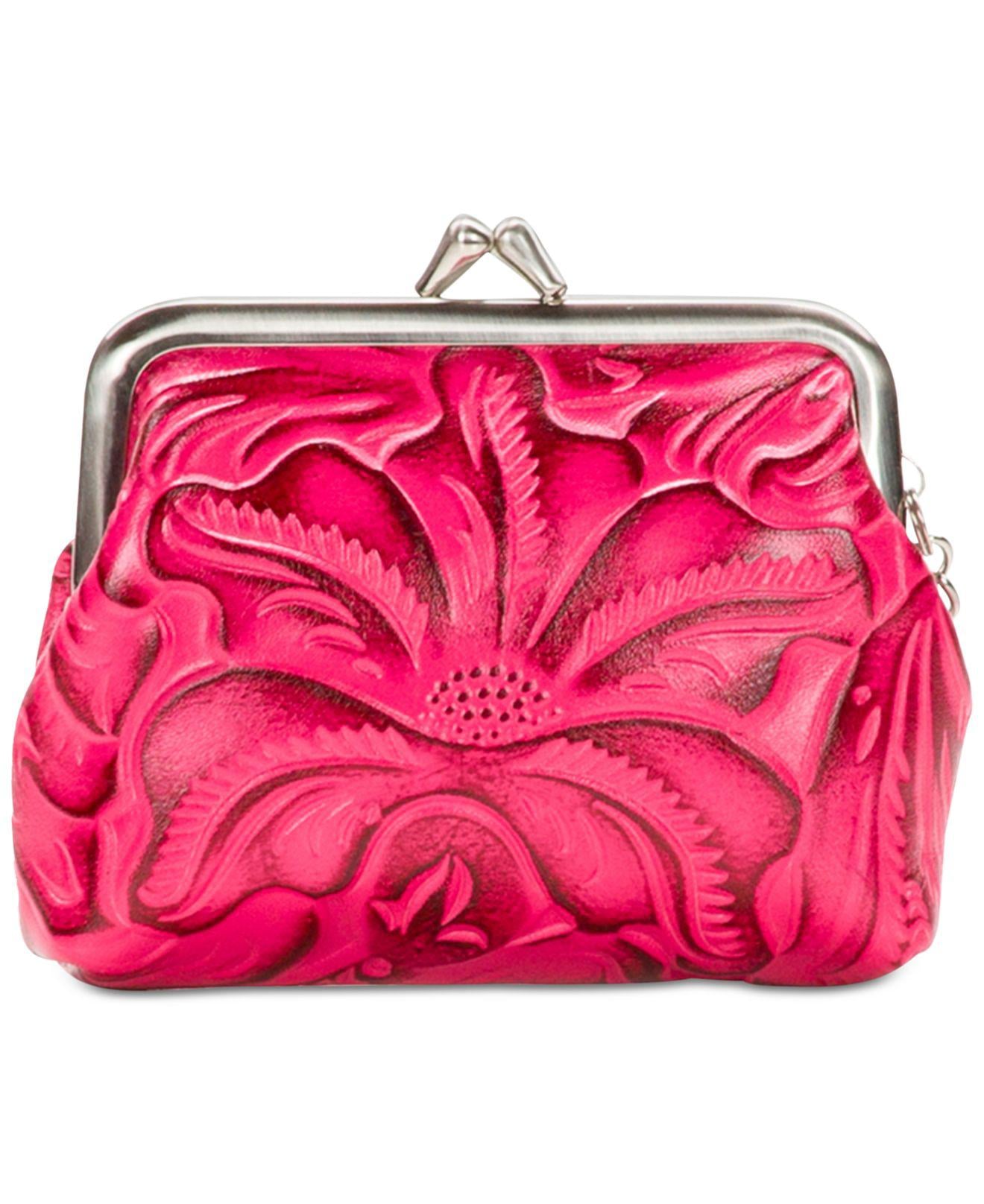 Pink Palm Coin Purse