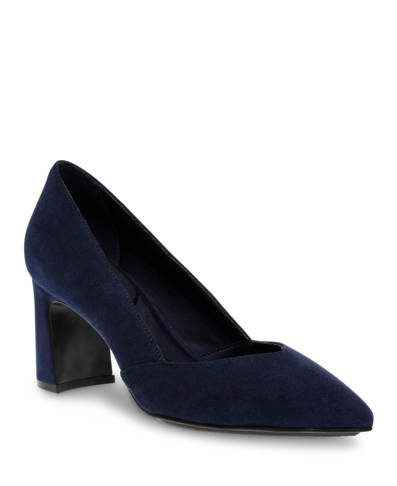 Anne Klein Beya Pointed Toe Pump in Blue Lyst