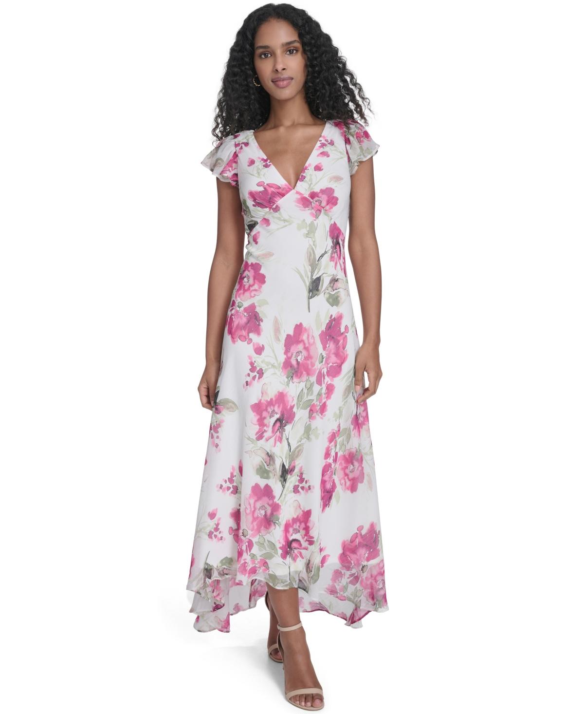 knee length dresses for ladies Gray Linen Dress with Belt main image 0