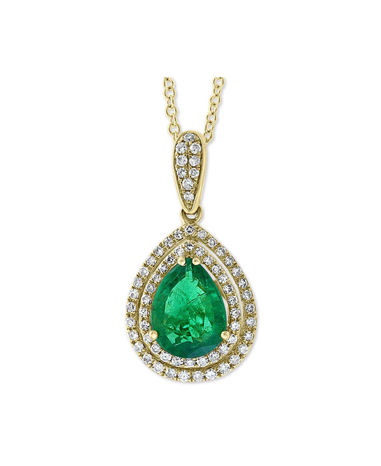 Effy Collection Effy® Emerald (11/3 Ct. T.w.) & Diamond (1/4 Ct. T.w