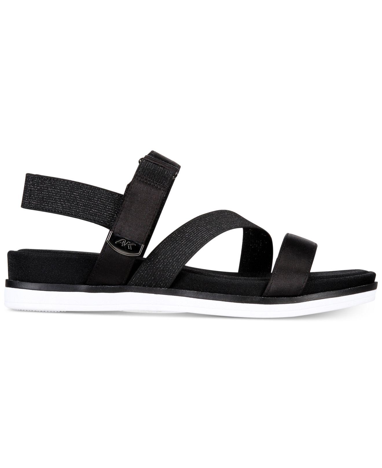 Anne Klein Ak Sport Nolita Strappy Sport Sandals Black black Lyst