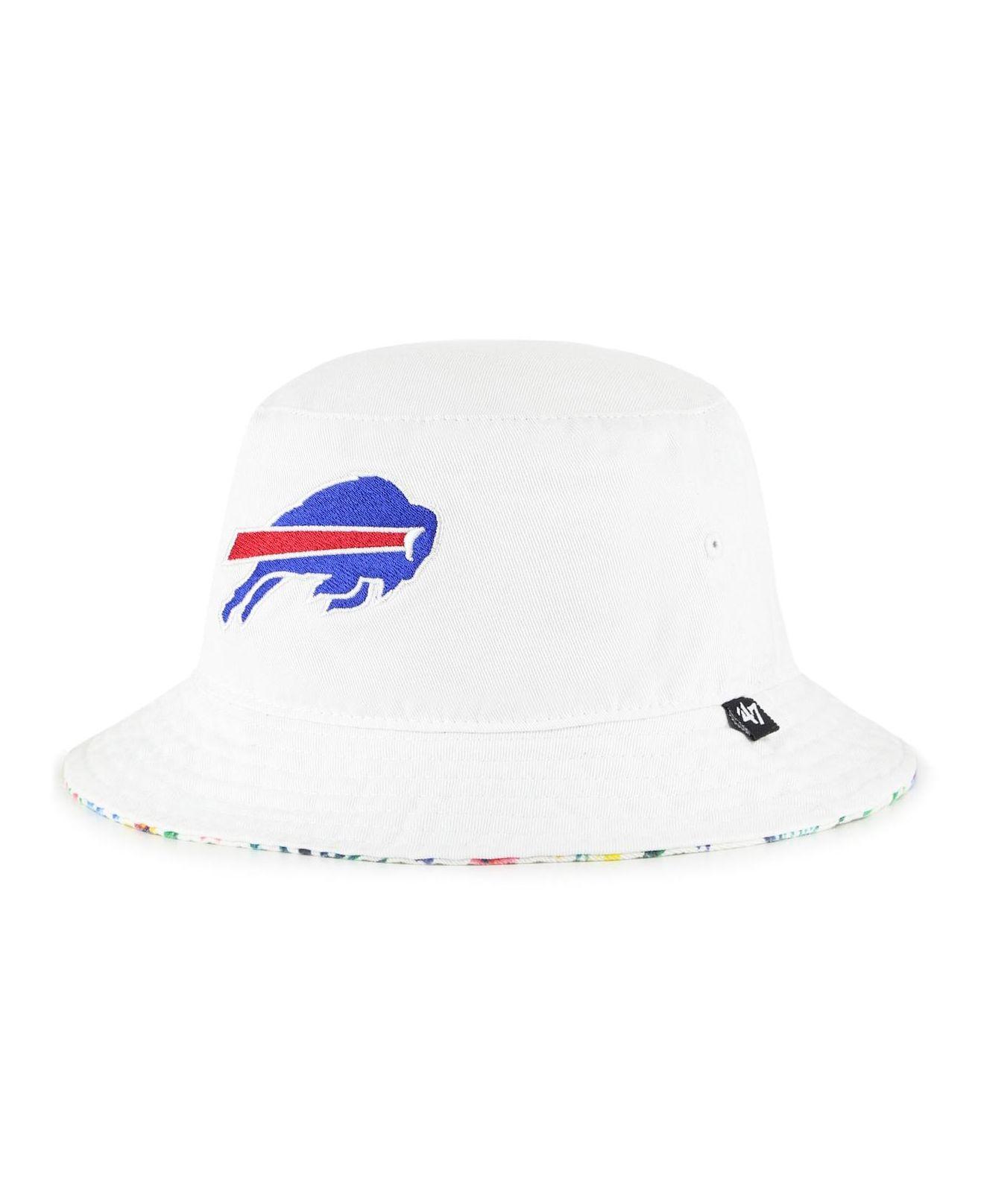 47 Brand White Buffalo Bills Highgrove Bucket Hat