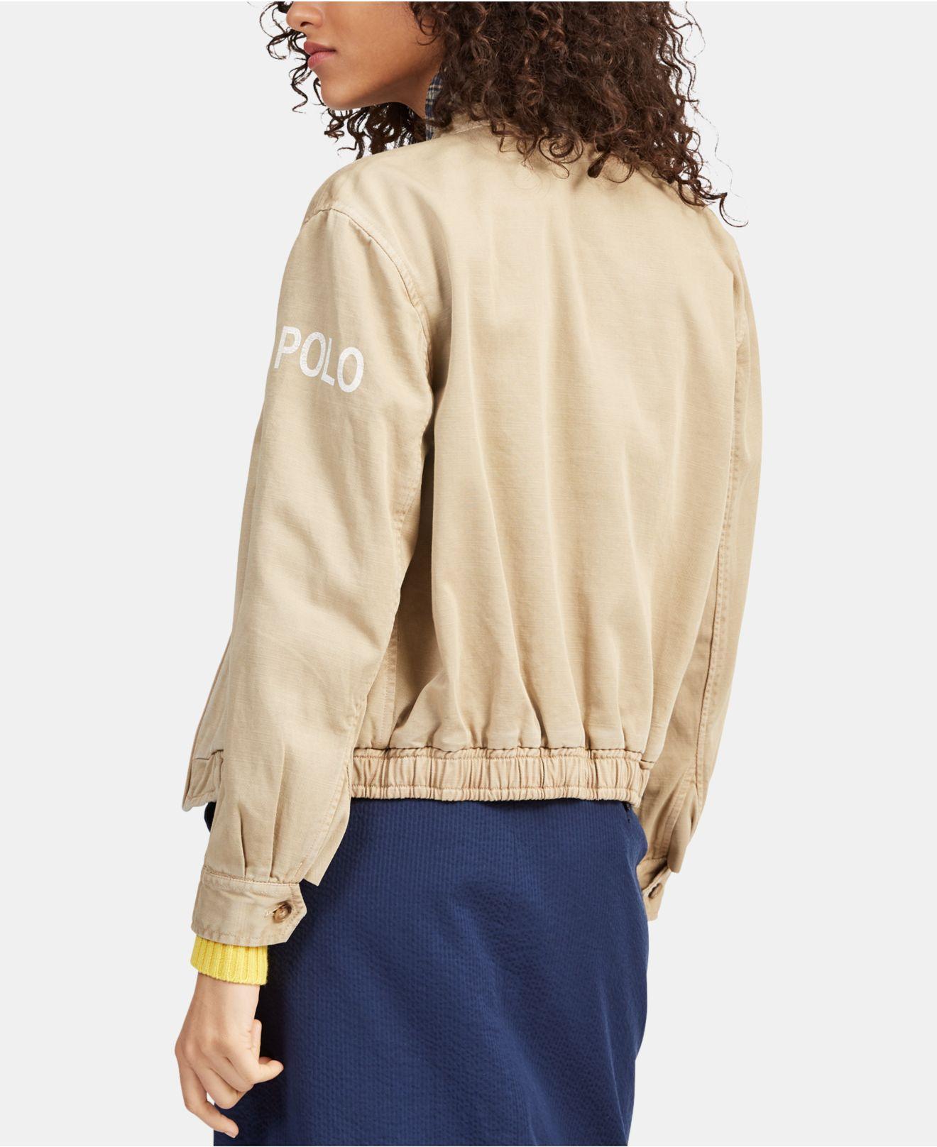 Polo Ralph Lauren Cotton Chino Windbreaker Jacket | Lyst