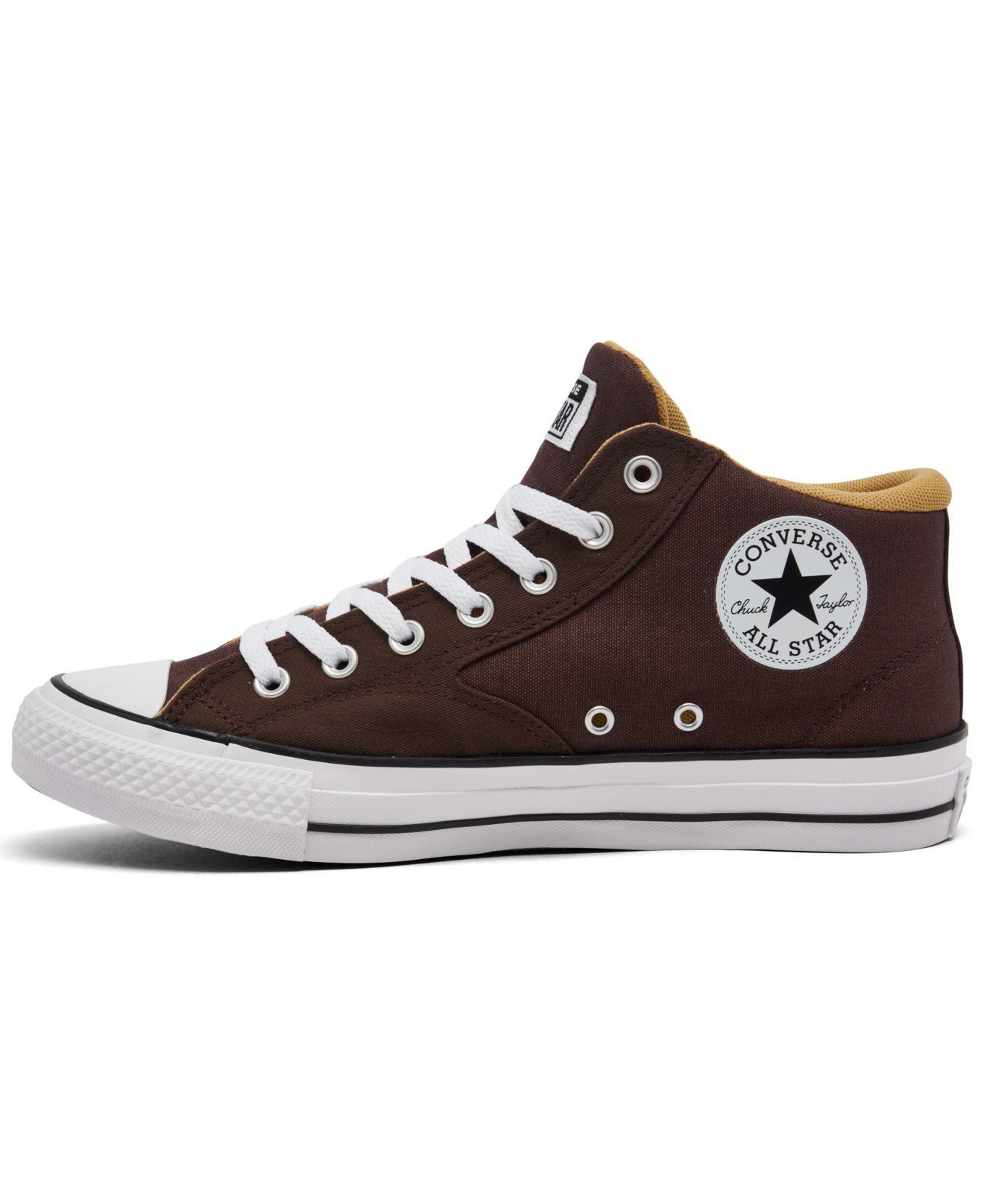 Chuck Taylor All Star Crafted Patchwork Mid-top Casual Sneakers From Finish Line in Brown for Men | Lyst