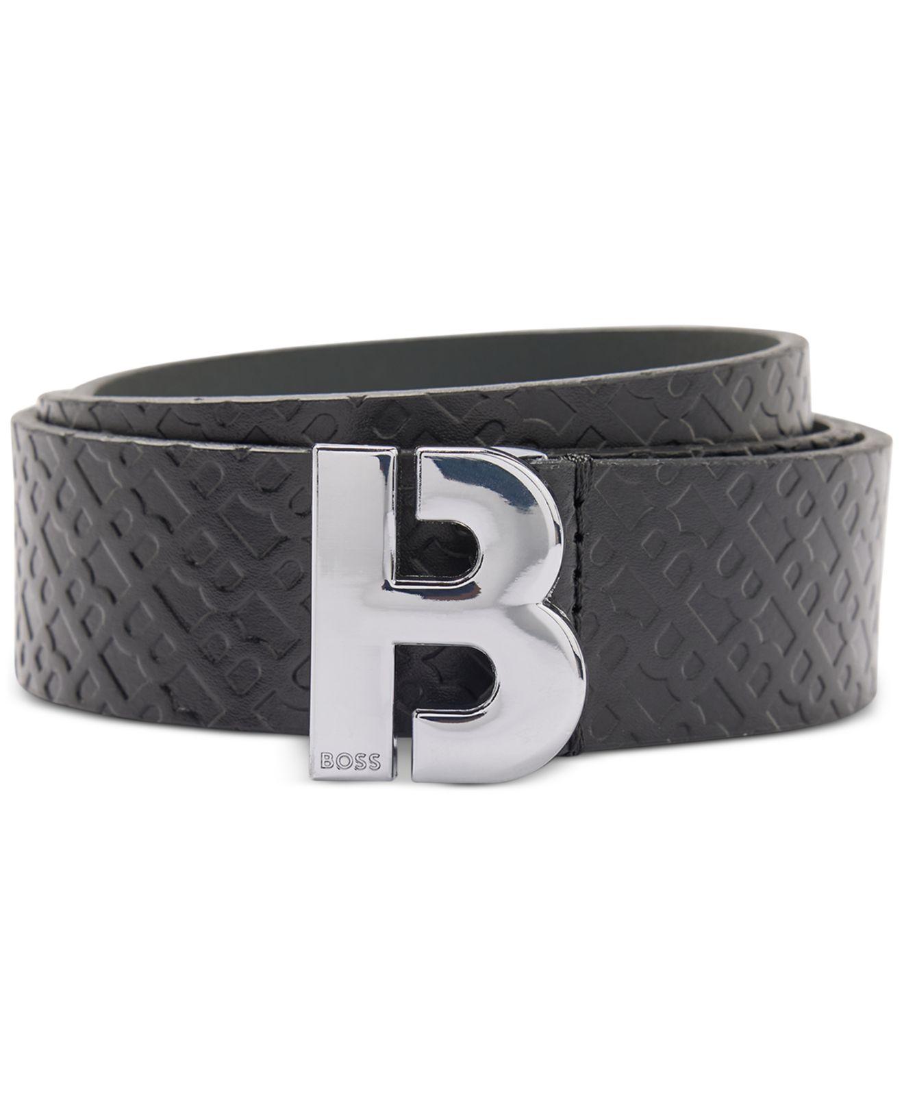 hugo boss navy belt