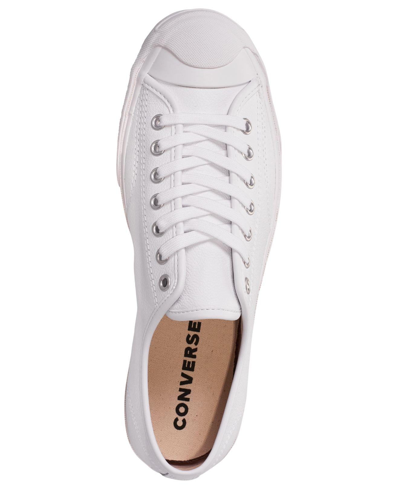 converse jack tumbled leather ox