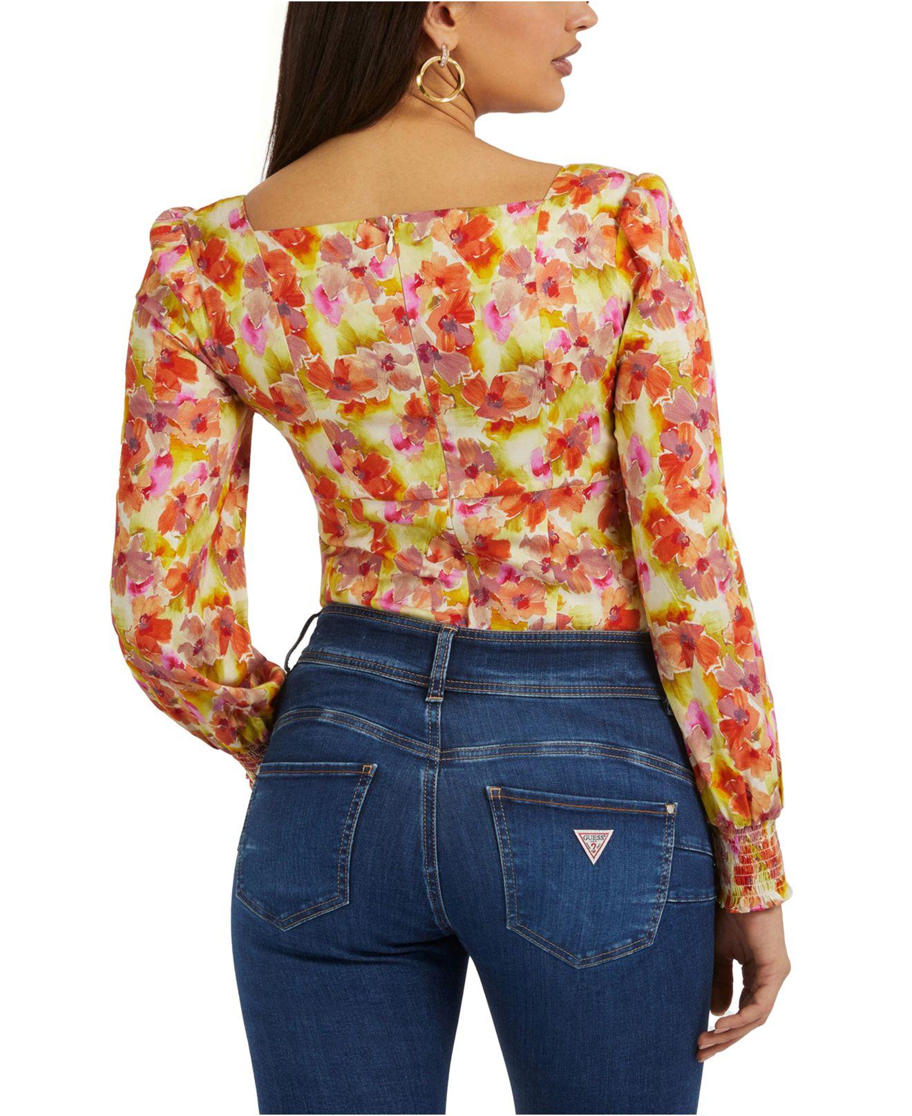Guess blouses at hot sale macy's