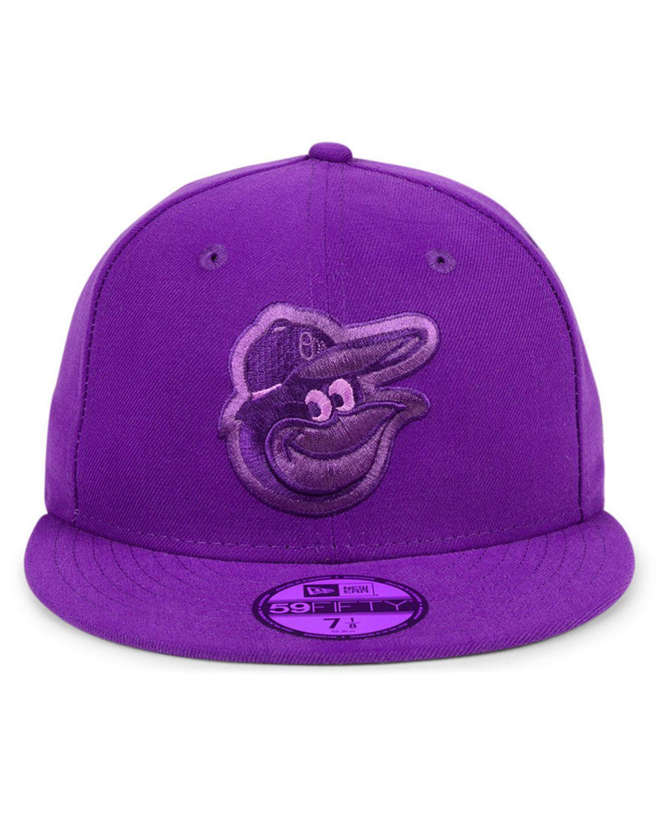 KTZ Synthetic Baltimore Orioles Prism Color Pack 59fifty Cap in Purple ...
