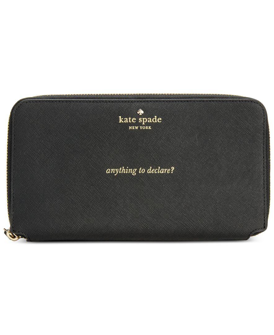 Kate spade new york Cedar Street Maia Travel Wallet in Black Lyst