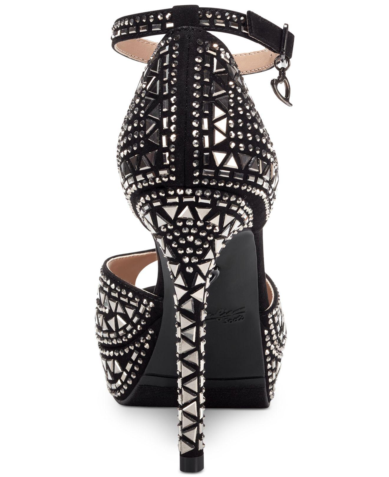 Thalia Sodi Chace Embellished Platform 