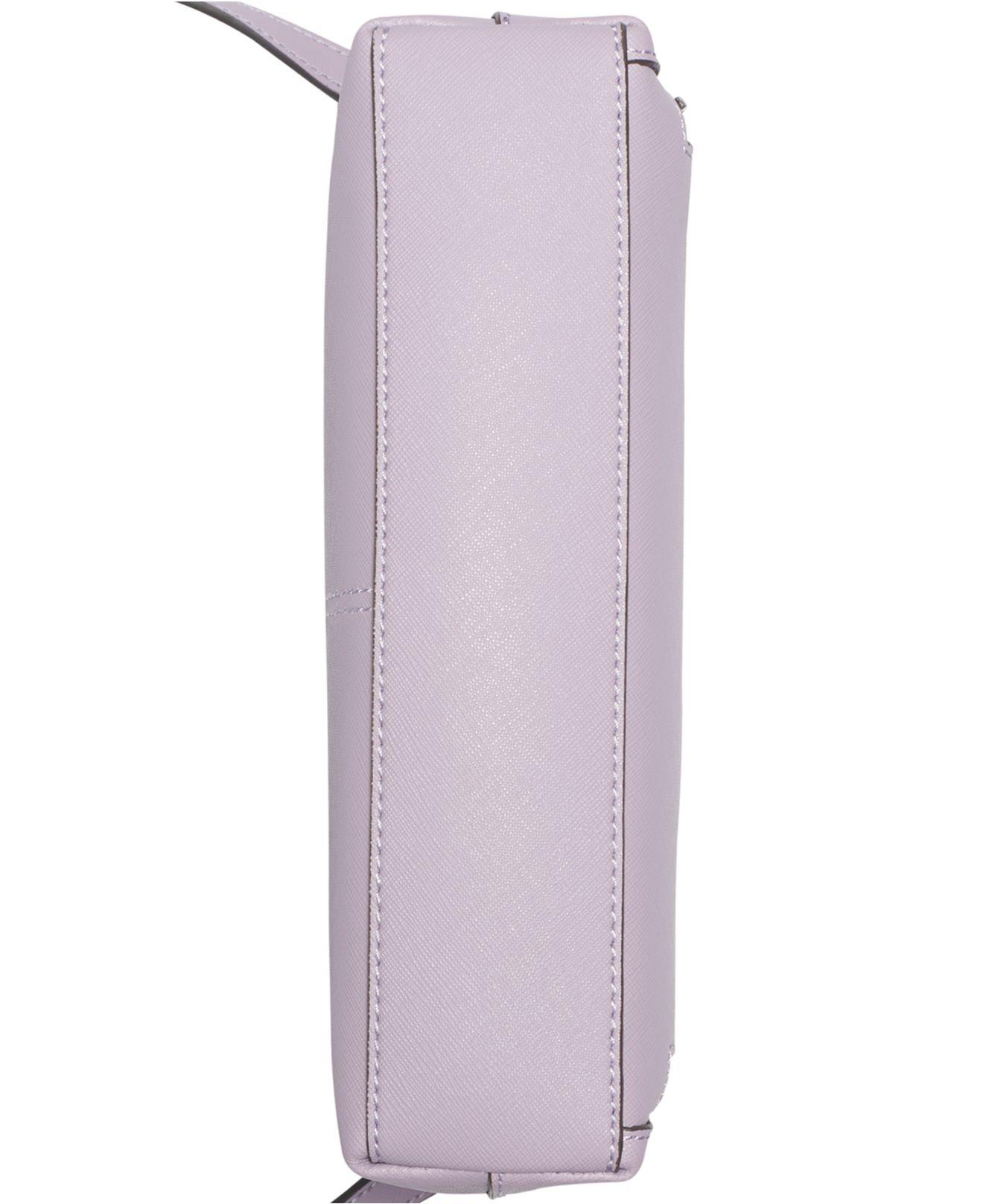 calvin klein lily saffiano leather crossbody