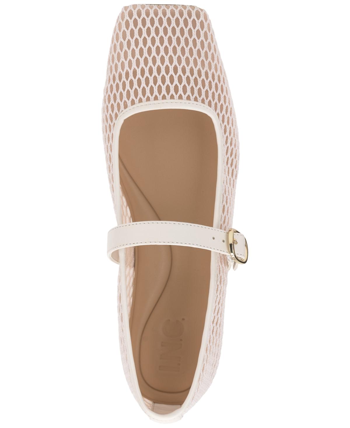 INC International Concepts Jadis Square Toe Ballet Flats in Pink