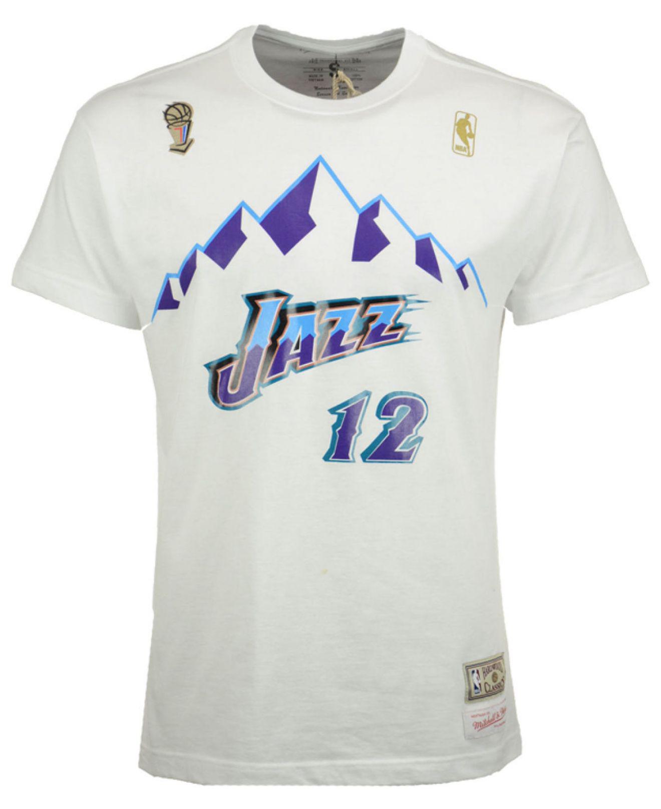 john stockton t shirt jersey