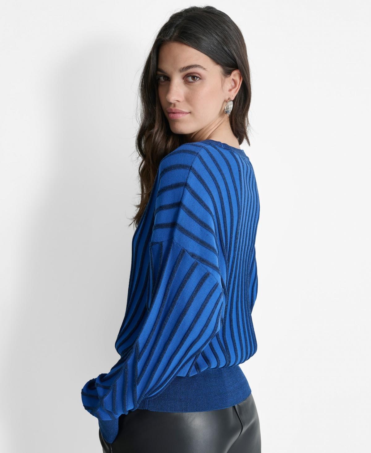 dkny-Lps-Blubk-Striped-Dropped