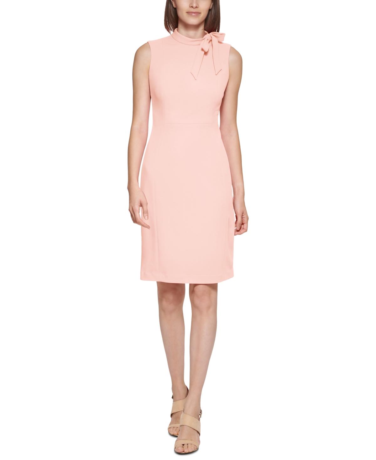 Calvin klein sale pink dress macys