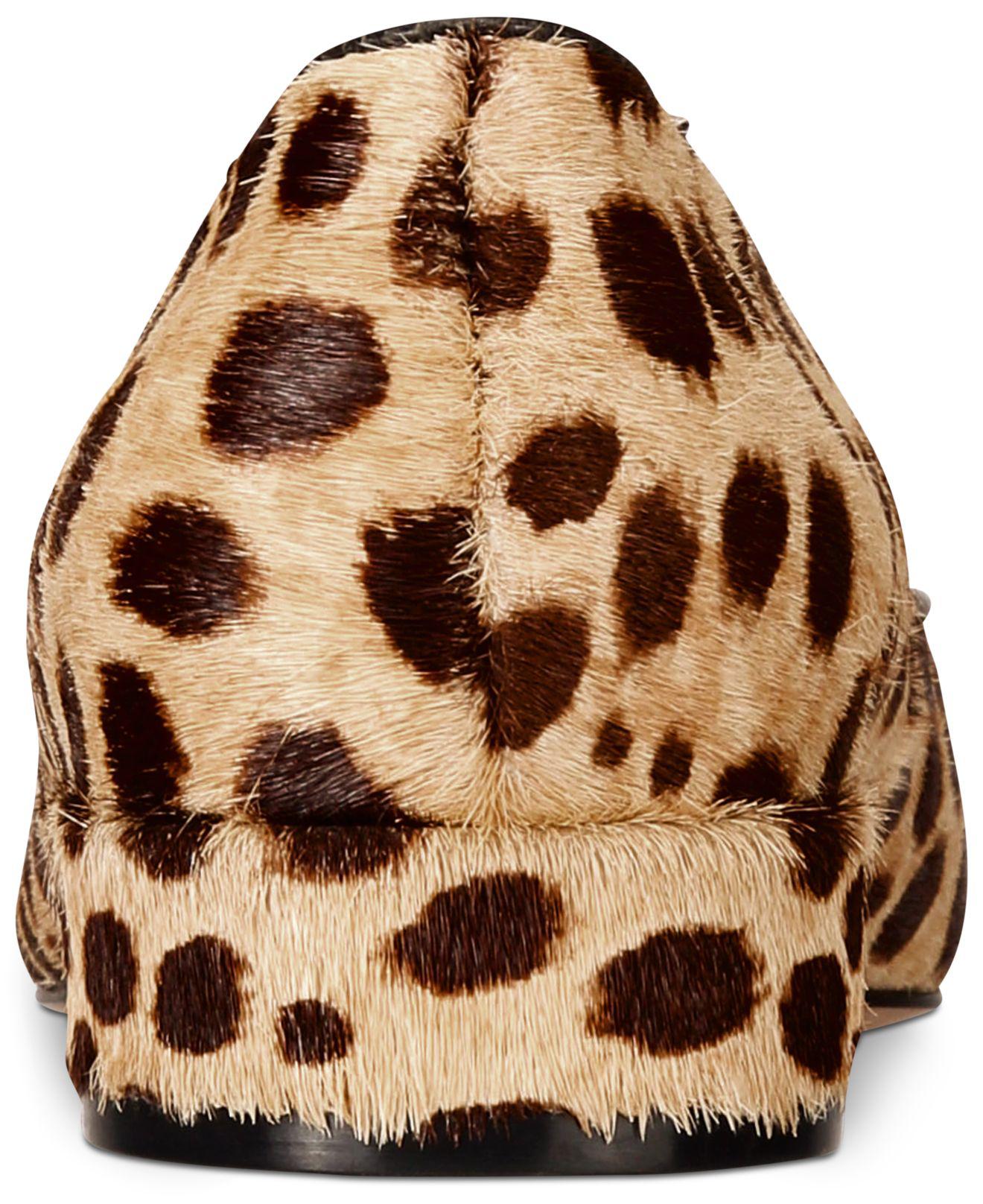kenneth cole leopard flats