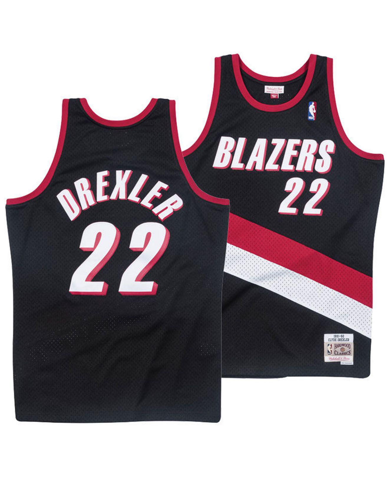 clyde drexler blazers jersey