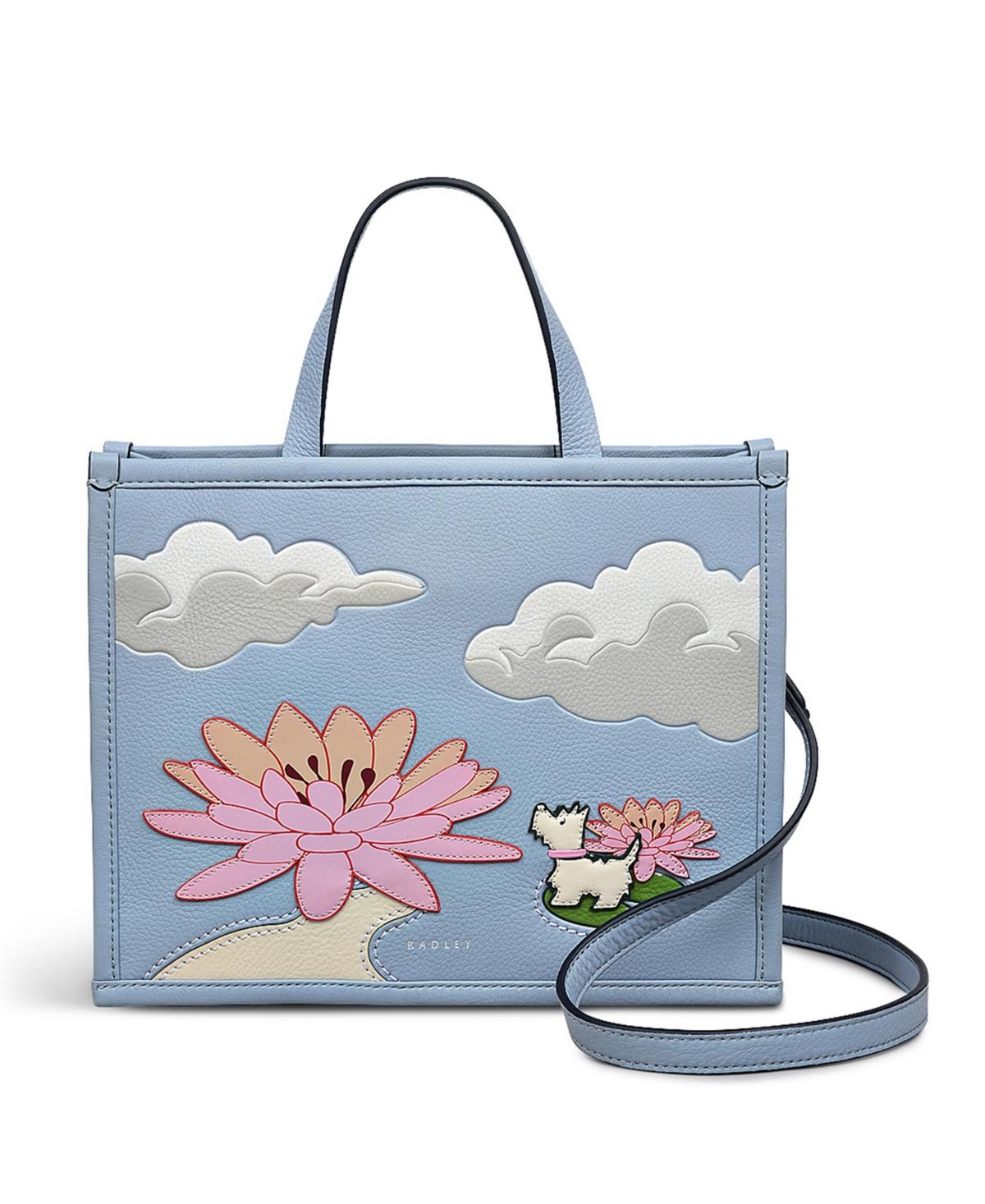 Into Woods Flower Handbag Blue Into Woods Flower Handbag Blue