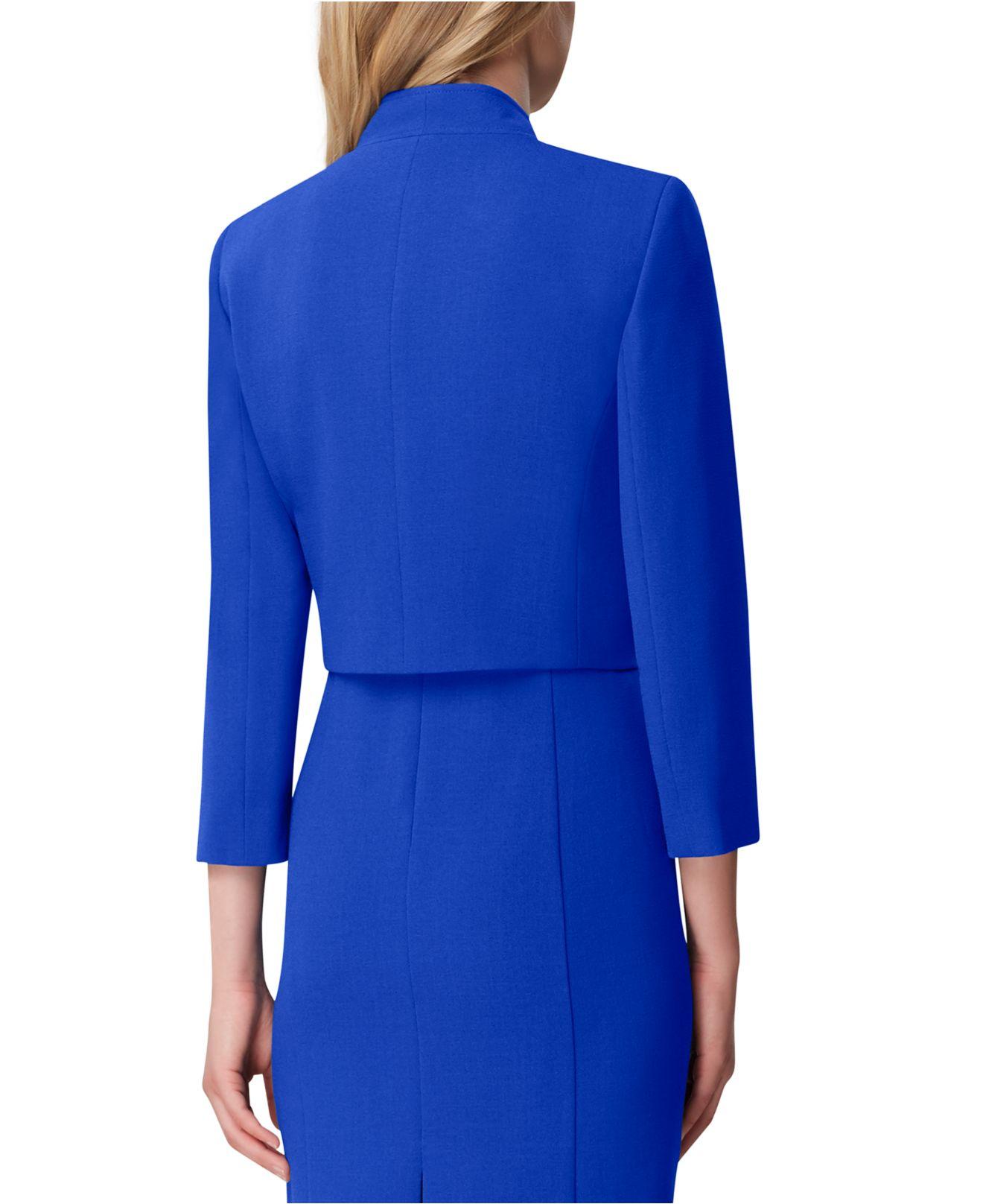Tahari Croppedjacket Dress Suit in Cobalt (Blue) Save 37 Lyst