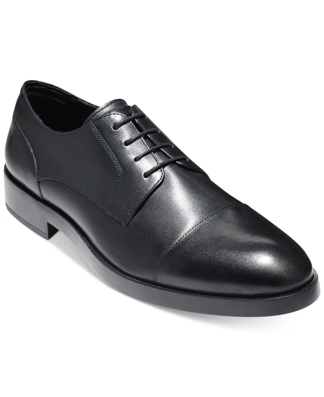 Cole Haan Men's Henry Grand Cap-toe Oxfords in Black for Men | Lyst