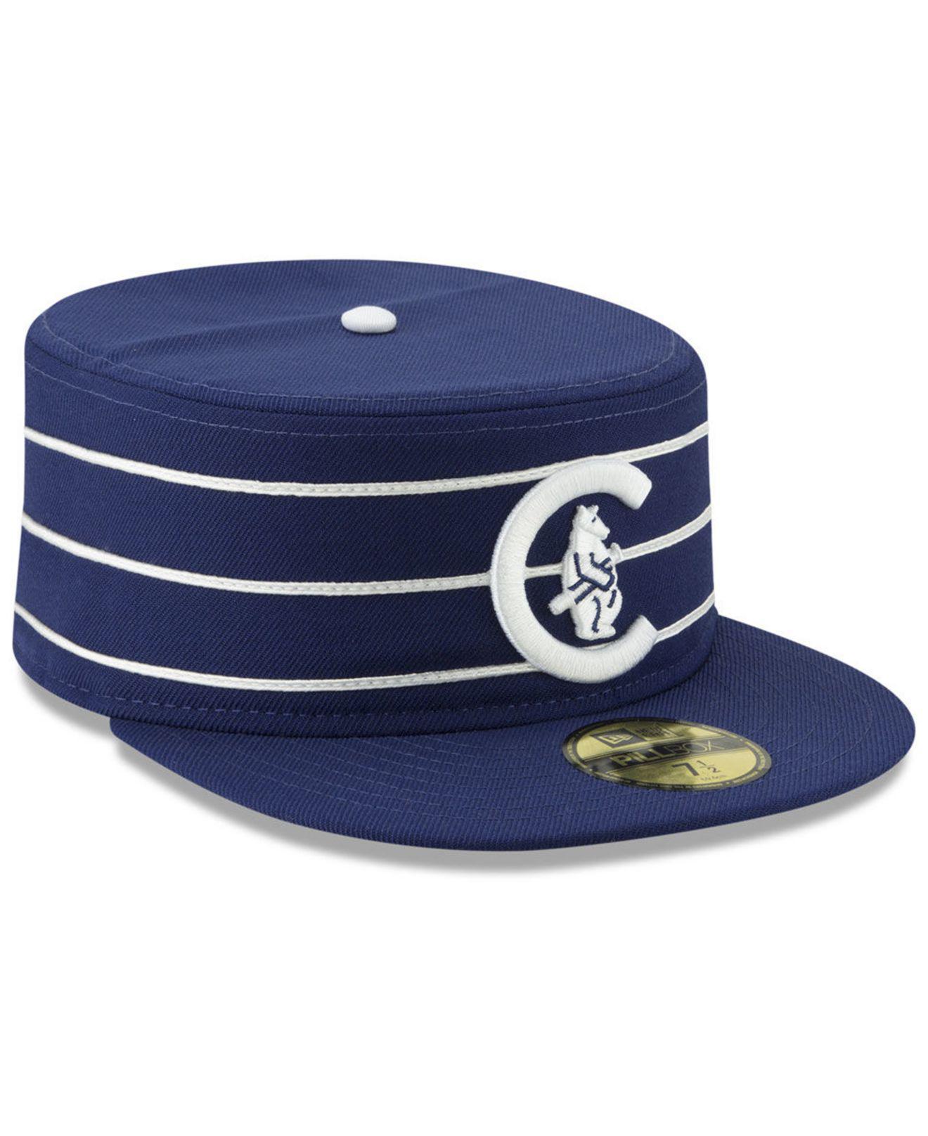 KTZ Chicago Cubs Pillbox 59fifty-fitted Cap in Blue for Men | Lyst