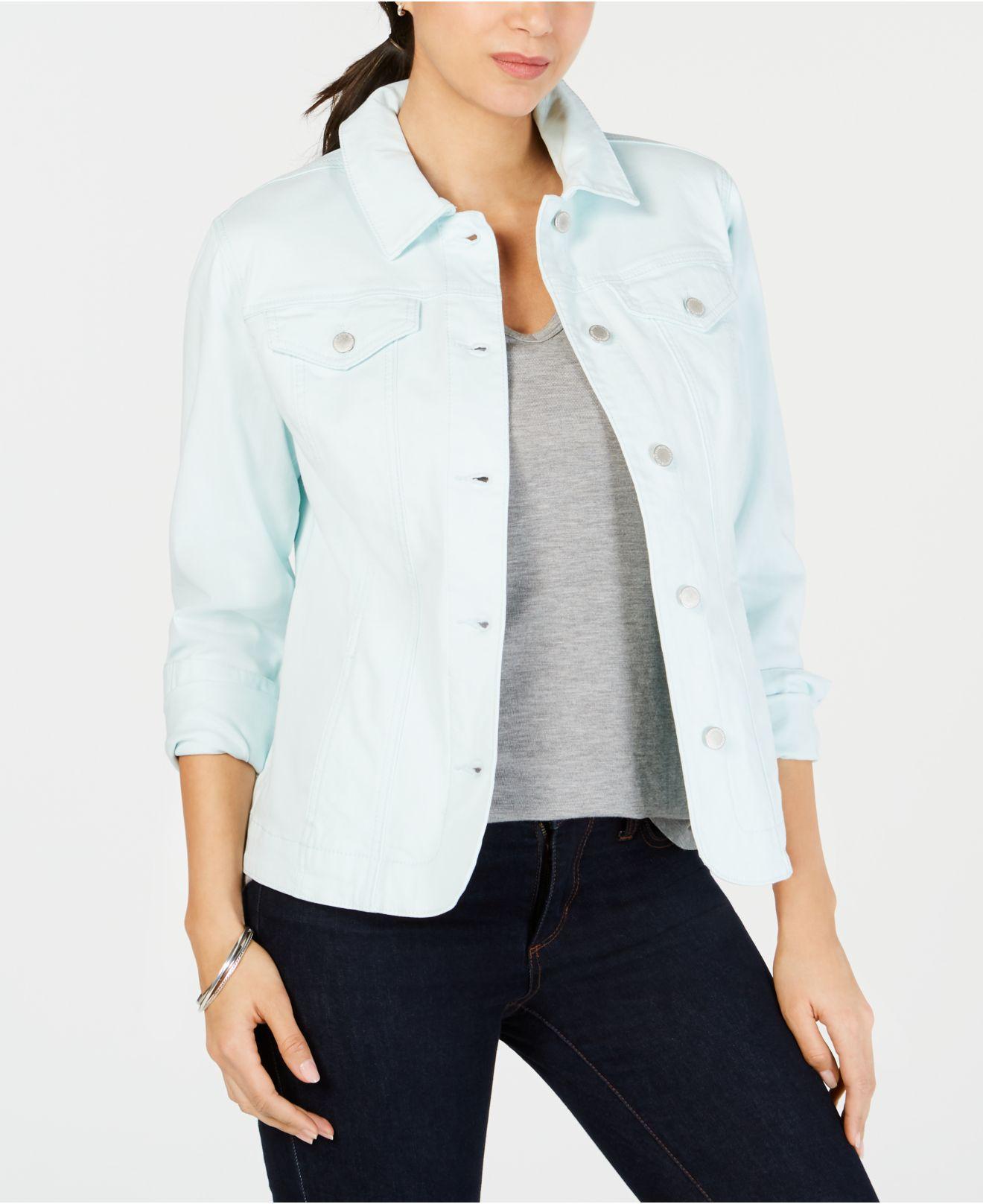Charter Club Denim Jacket, Created For Macy's in Blue - Lyst