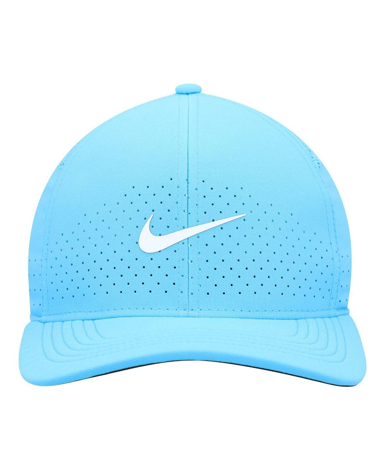 Nike Light Blue Classic99 Swoosh Logo Performance Flex Hat for Men | Lyst