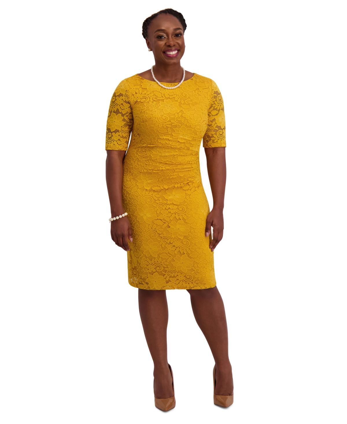 Kasper Women's Sleeveless Princess-seam Sheath Dress In Fire Red